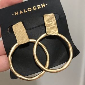 Anthropologie Gold Earrings
